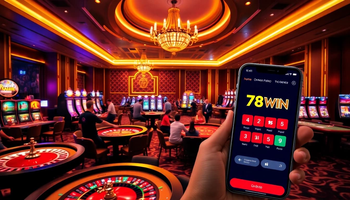 Experience the excitement of gambling at https://78win.id/ with vibrant casino tables and engaging players.
