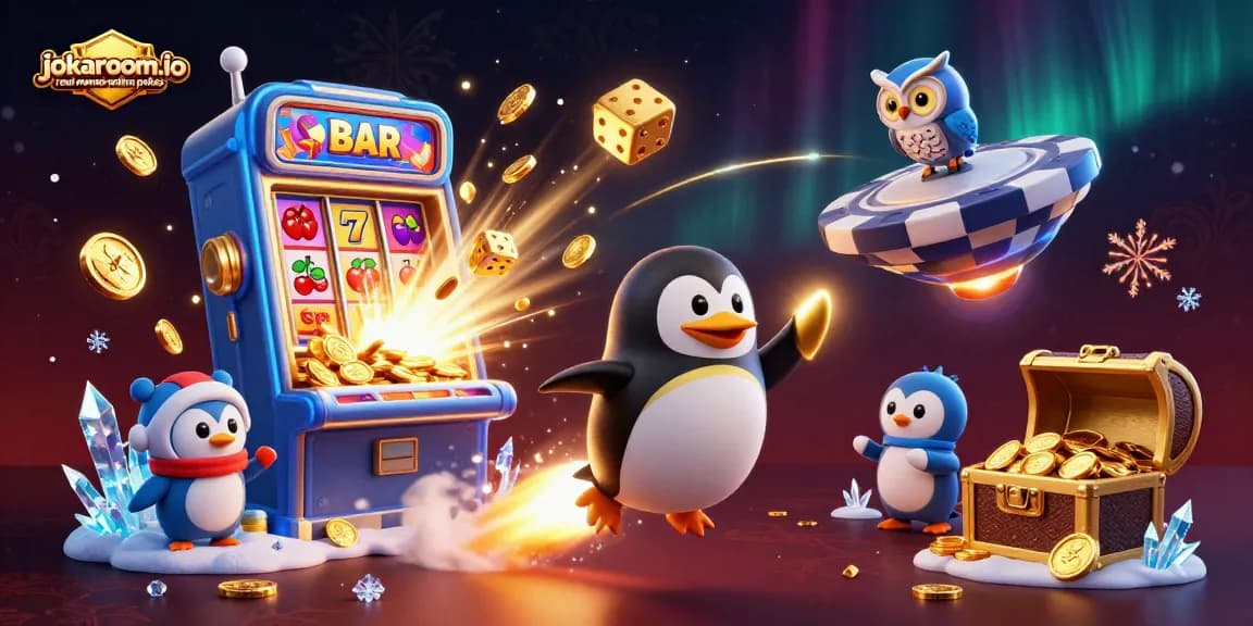 Experience thrilling jokaroom.io real money online pokies in a vibrant cosmic casino scene.