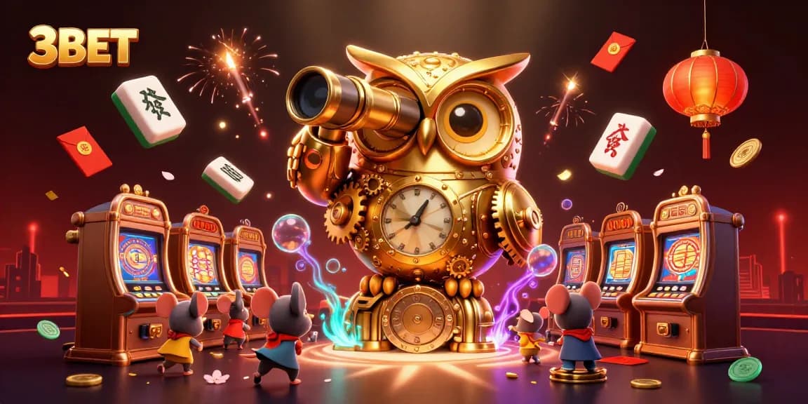 Experience excitement at 3BET casino with vibrant characters, lively gaming elements, and thrilling action.