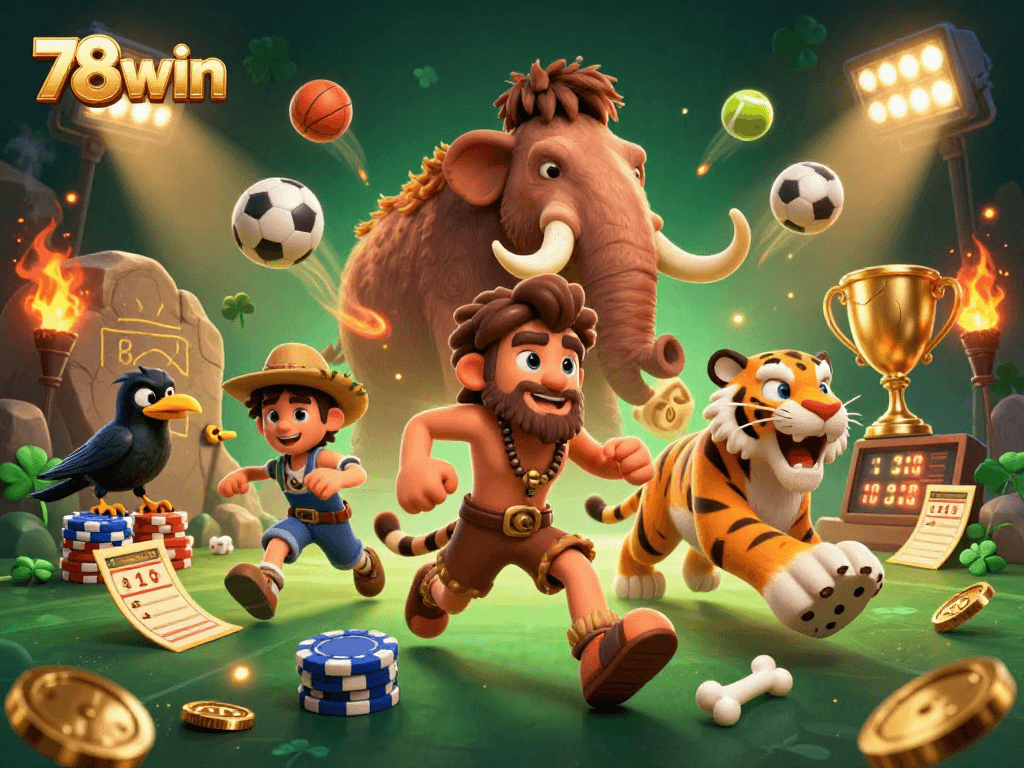 Play exciting games at 78win with engaging characters and dynamic sports betting scenarios.