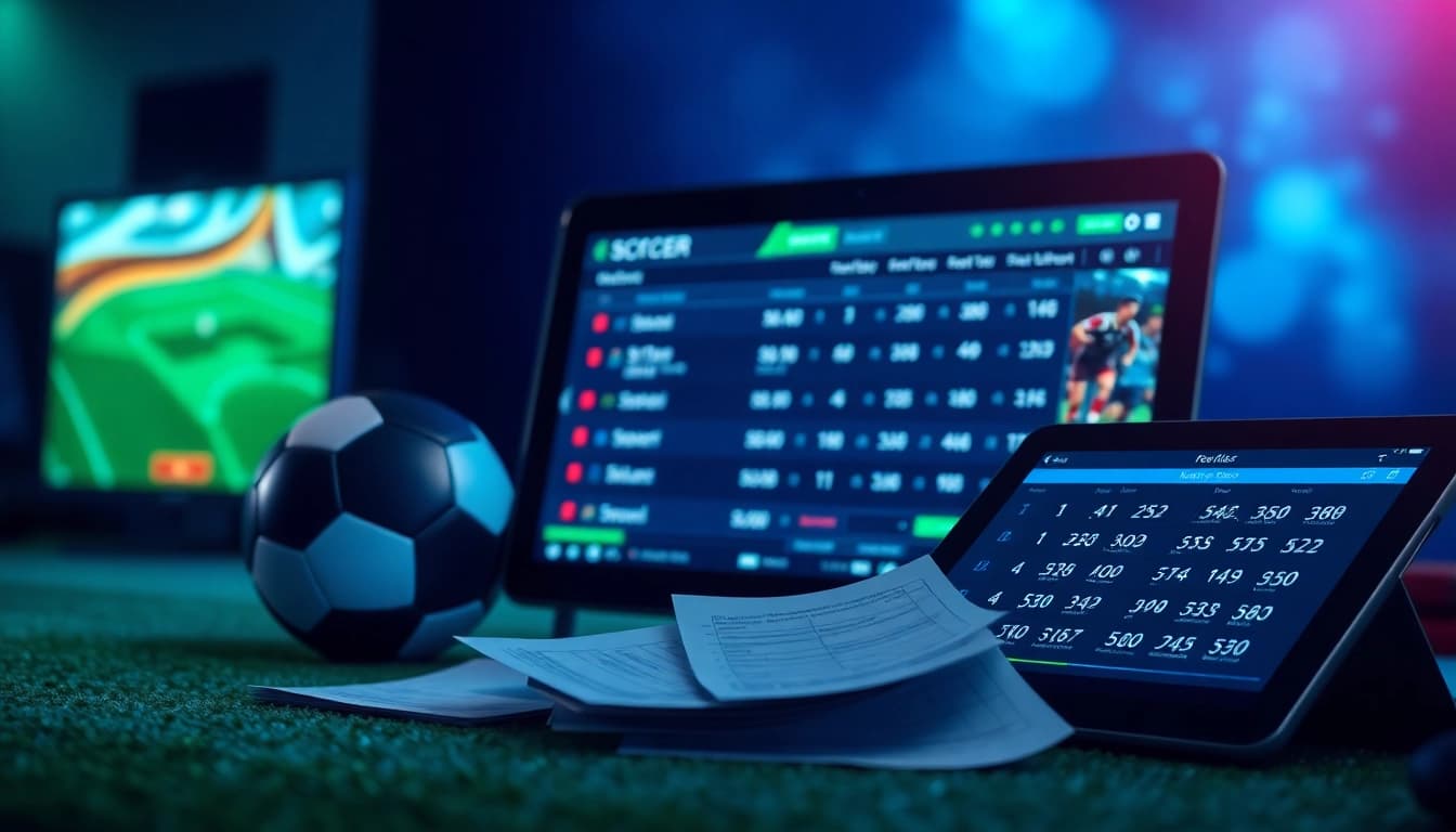 Live betting odds at https://keonhacai.study/ showcasing an engaging soccer match scene, highlighting dynamic data visualizations.