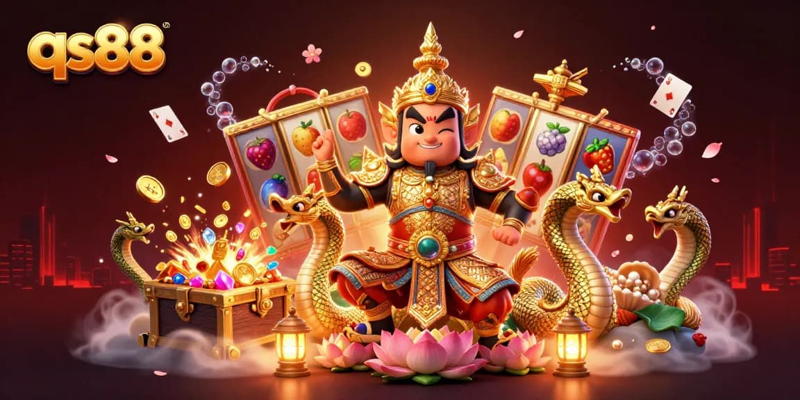 Experience the thrilling action of qs88 with vibrant slot reels and dynamic 3D characters