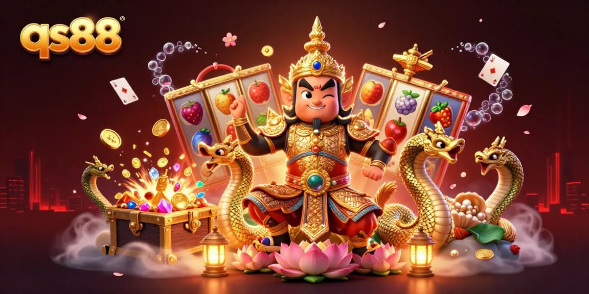 Experience the thrilling action of qs88 with vibrant slot reels and dynamic 3D characters