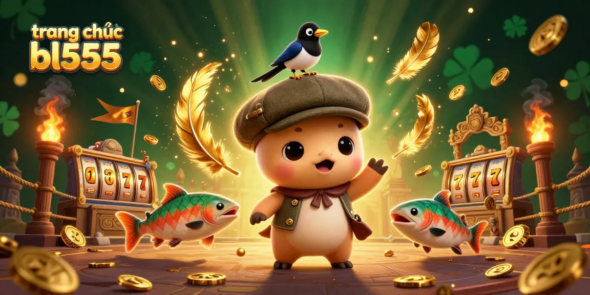 Engaging illustration showcasing the vibrant theme of trang chủ bl555 with lively characters and casino elements.