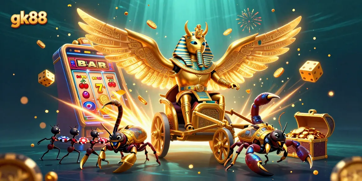 Engage with gk88’s thrilling jackpot experience featuring vibrant slot machines and enchanting casino elements.