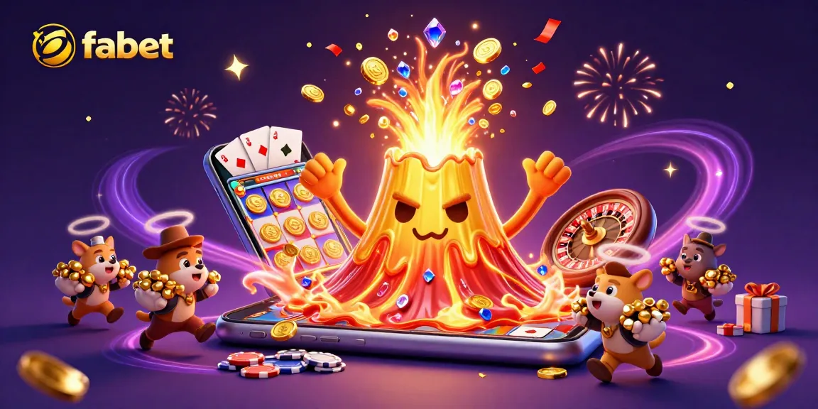 Experience the excitement of fabet with a vibrant eruption of treasures and casino games.