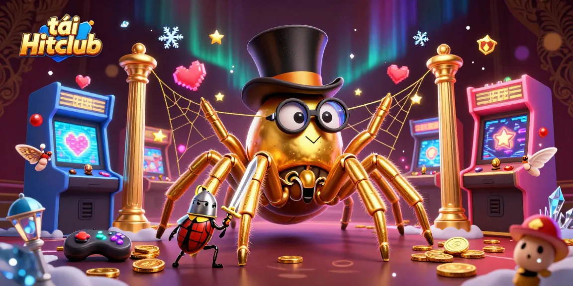 Immerse in the excitement with tải Hitclub using golden spider weaving casino magic