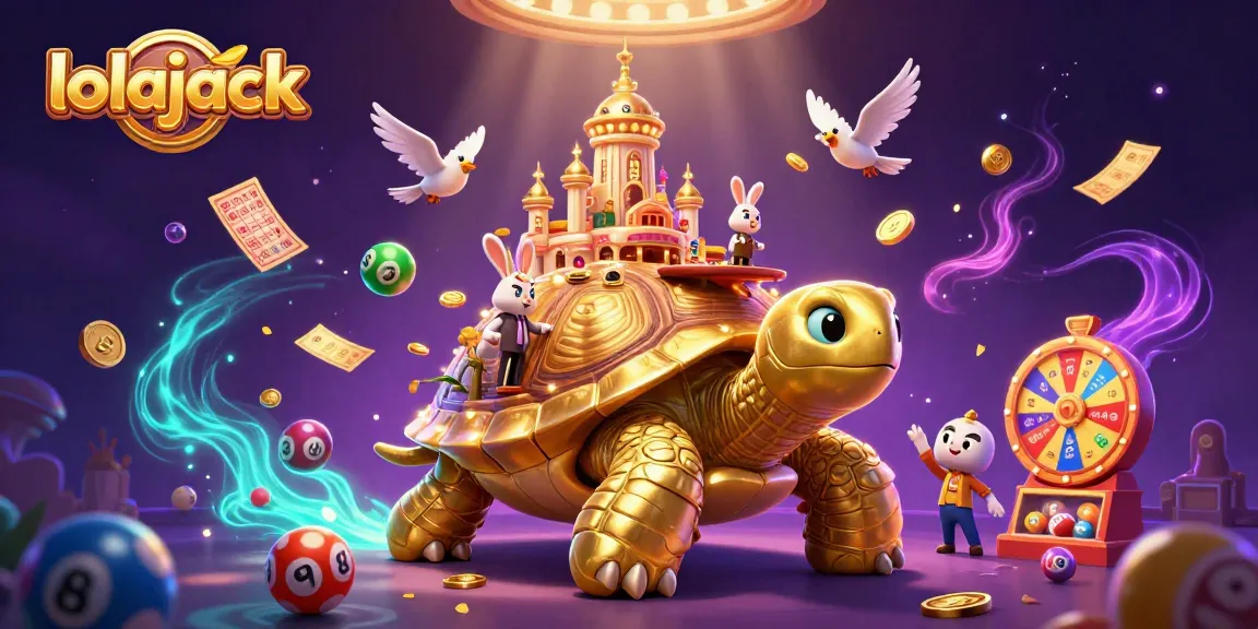 Experience thrilling gaming at lolajack casino with dynamic animated elements and a vibrant backdrop.