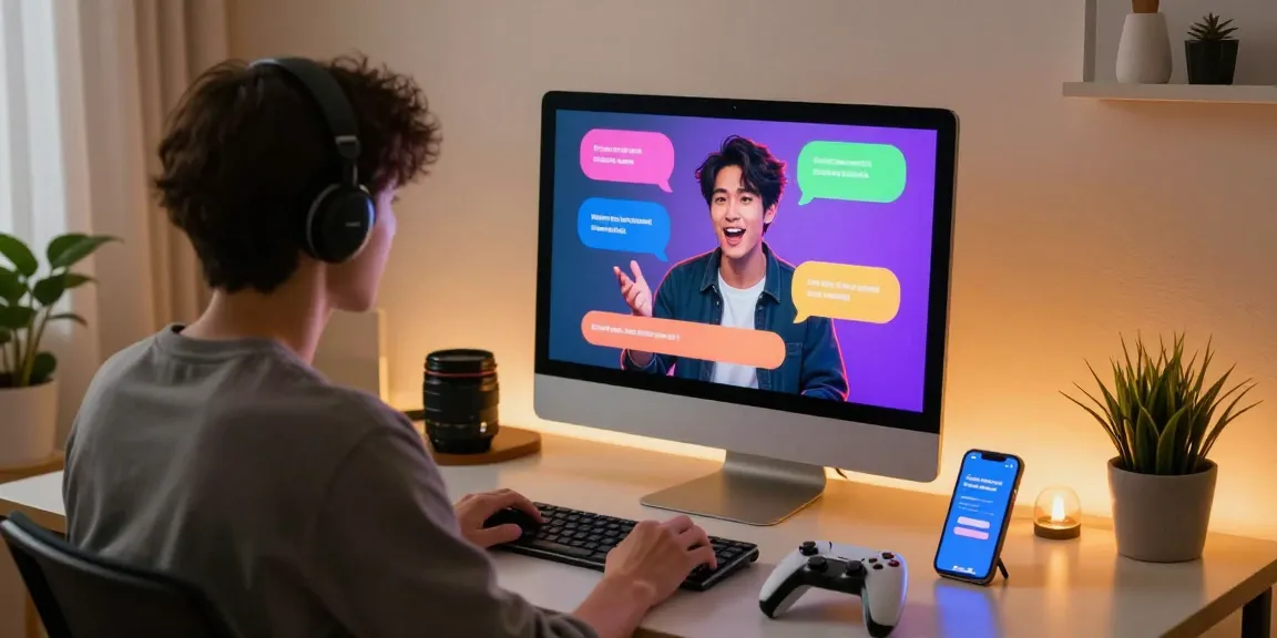 Engaging user interaction with NSFW character AI in a modern home office setup