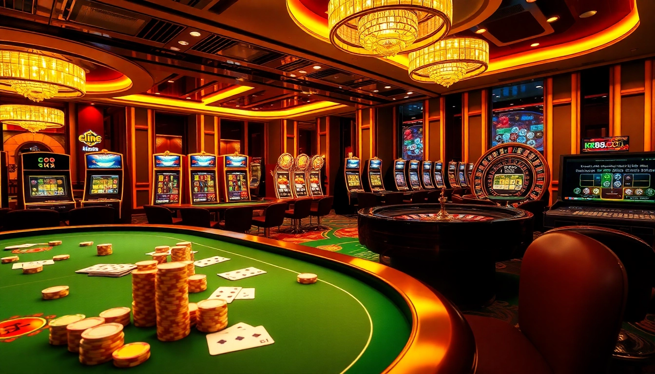 Experience the thrill of online gambling with experiences from nk88.bio featuring vibrant casino visuals and high-stakes gaming.