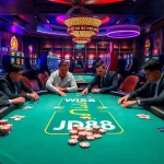 Tham gia vào những ván bài poker đầy kịch tính tại casino JD88, được bao quanh bởi những máy đánh bạc sôi động.