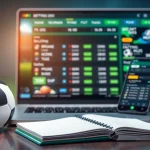Interactive online betting interface showcasing trang cá cược bóng đá with promo highlights and sports odds.