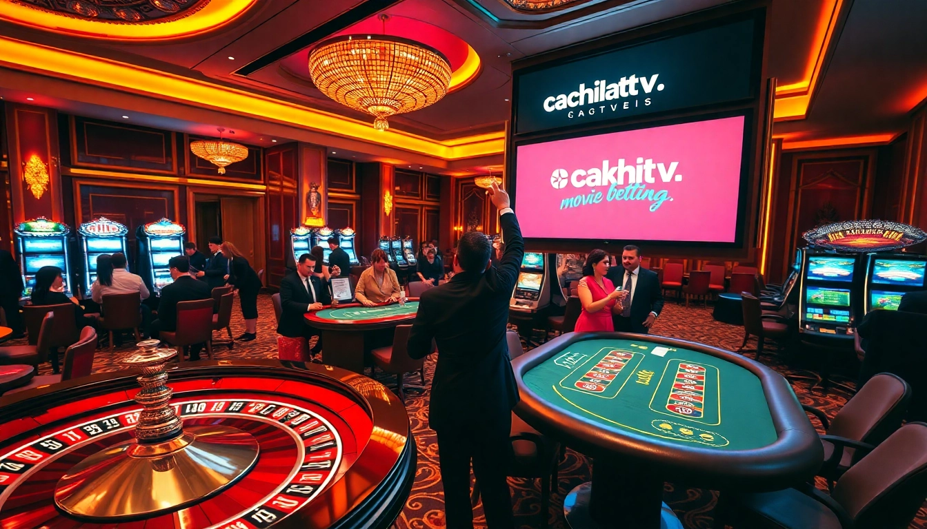 Experience the excitement of gambling at a luxurious casino featuring cakhiatv.movie.