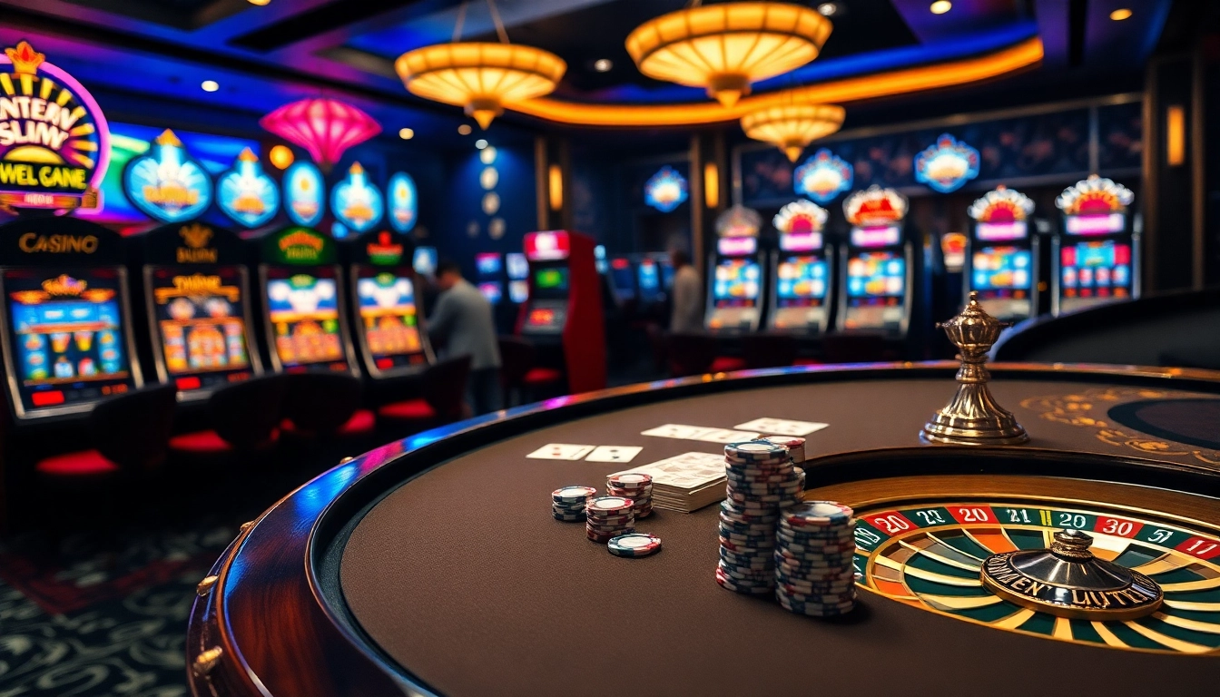 Experience high-stakes poker excitement at https://tg88.fyi/ with luxurious tables and vibrant slot machines.