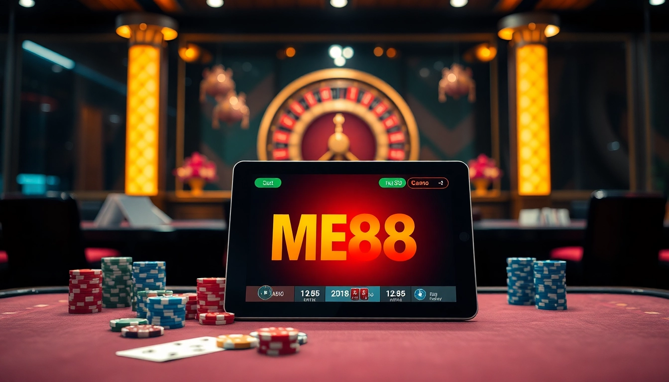 Link vào me88 offers a luxurious online casino experience featuring vibrant gaming visuals and engaging interfaces.