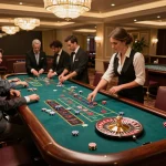Experience NHÀ CÁI VIN88 live roulette with exciting bets and a professional croupier in a luxurious casino.