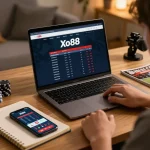 Engaging home betting atmosphere focused on Trang chủ Xo88 while reviewing gaming strategies.