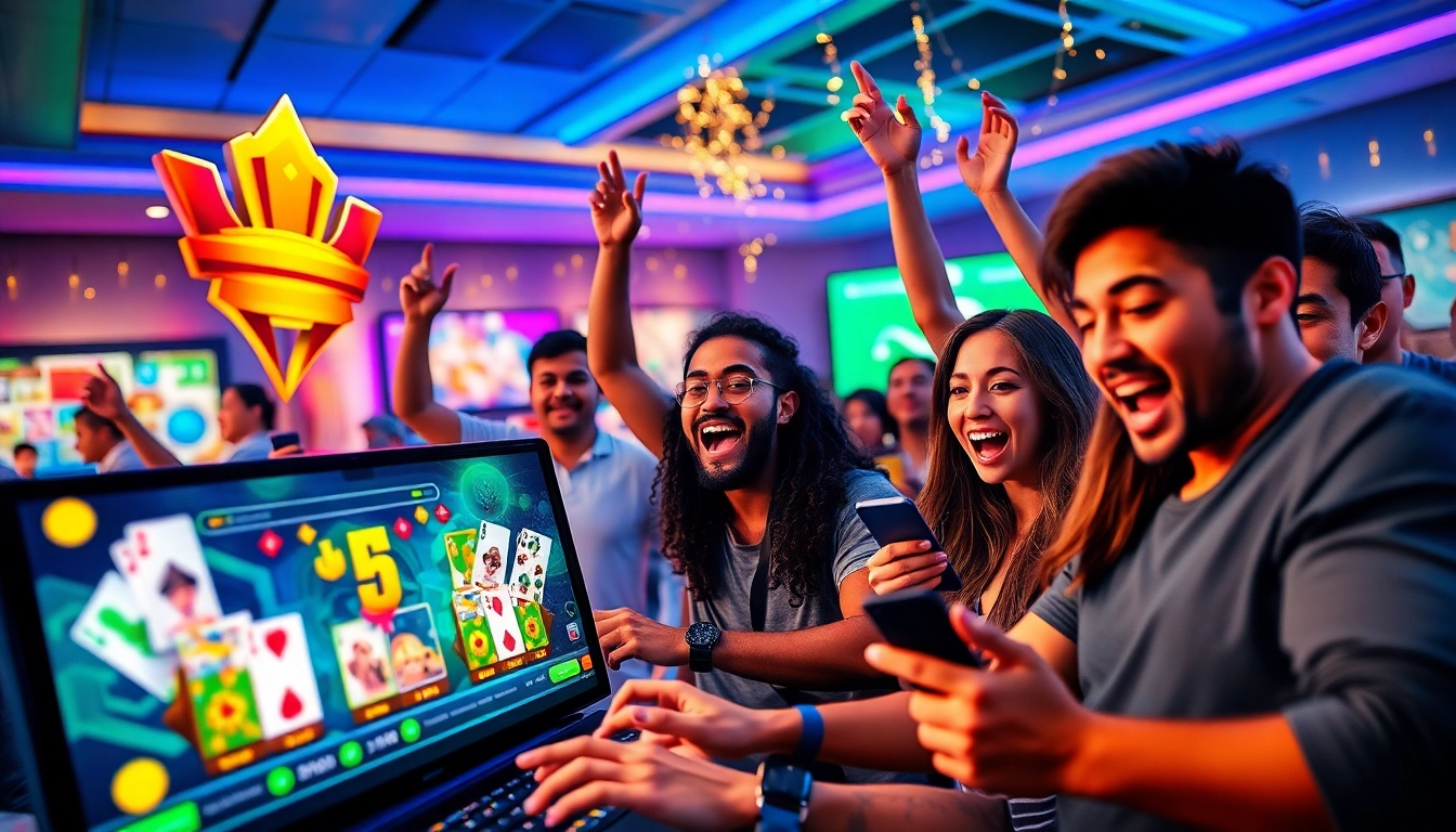 Exciting online gaming at https://hitclubb.tv/ featuring diverse players and vibrant graphics.