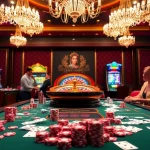 Experience the excitement of gaming at https://78winn.co/ with vibrant casino visuals showcasing poker chips and roulette.