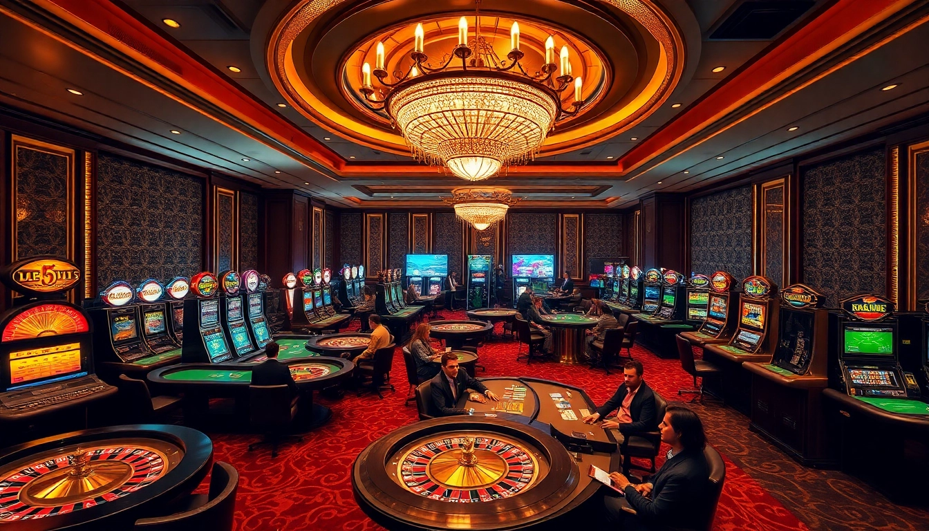 Engage in thrilling gambling experiences at xoilac.review with vibrant casino tables and exciting gameplay.