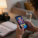 Engaging with CM88 COM online betting app shows vibrant casino graphics and strategic gameplay.