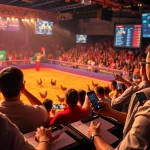 Engaging live cockfighting betting experience at đá gà trực tiếp with clear visuals and betting options.