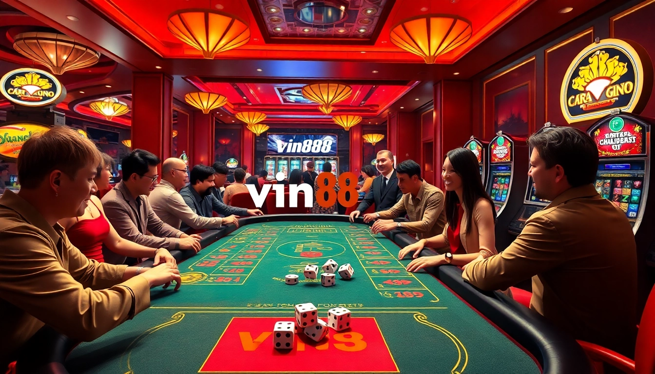 Experience thrilling games at vin88 chính thức, featuring poker tables, slots, and exciting online casino action.