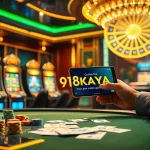 Experience the thrill of 918kaya APK gaming with vibrant slot machines and casino excitement.