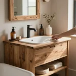 Ontdek stijlvolle eiken badkamermeubels bij Van Heck, met op maat gemaakt ontwerp en natuurlijke schoonheid.