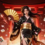 Experience the thrill of v788 with a vibrant 3D casino scene featuring games and cultural elements.