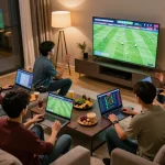Socolive users actively engaging in live sports betting session with real-time updates and lively discussion.