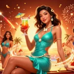 Experience thrilling gaming action at red88 casino with vibrant 3D illustrations showcasing slots and live games.