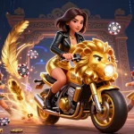 Experience high-energy gaming with gem88's thrilling battle of luck and skill in a vibrant casino scene.