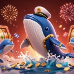 Socolive hosts an exciting casino scene with whales and poker elements showcasing vibrant gambling action