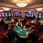 Players enjoying dynamic poker action at CM88 COM casino floor during an exciting session.
