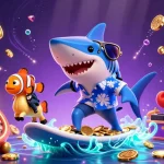 Experience the thrill of playing at xx88 with vibrant 3D characters and casino elements.
