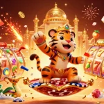 Engage in exciting gameplay at go99 with a vibrant casino-themed illustration featuring dynamic 3D characters and elements.